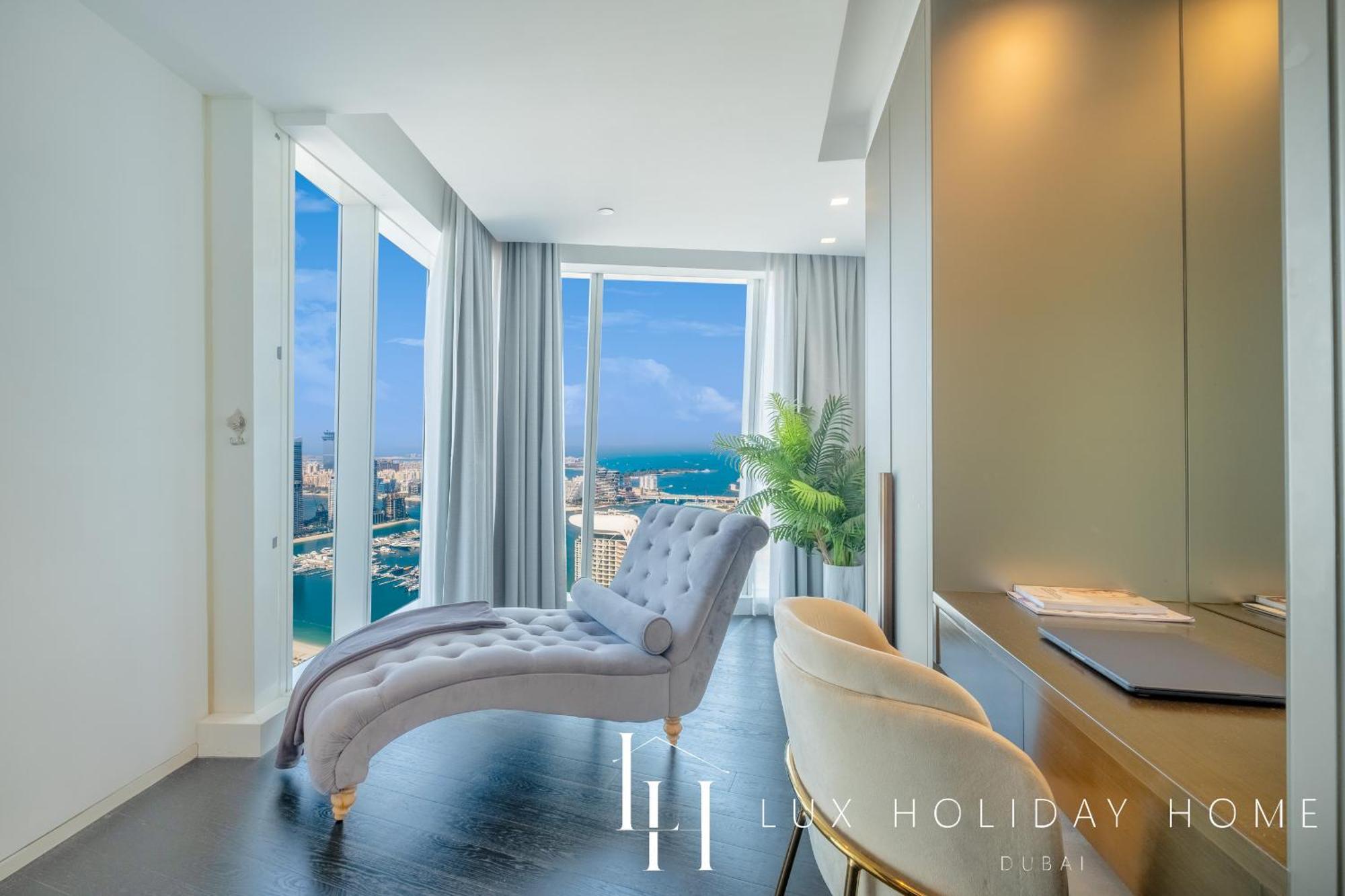 Lux - Lavish Suite With Full Palm Jumeirah View 1 Dubaj Kültér fotó