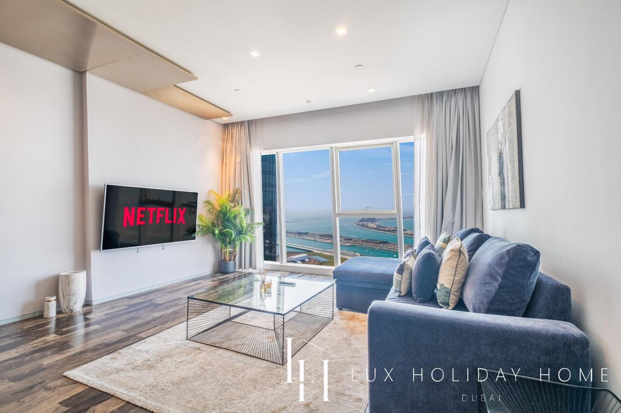 Lux - Lavish Suite With Full Palm Jumeirah View 1 Dubaj Kültér fotó