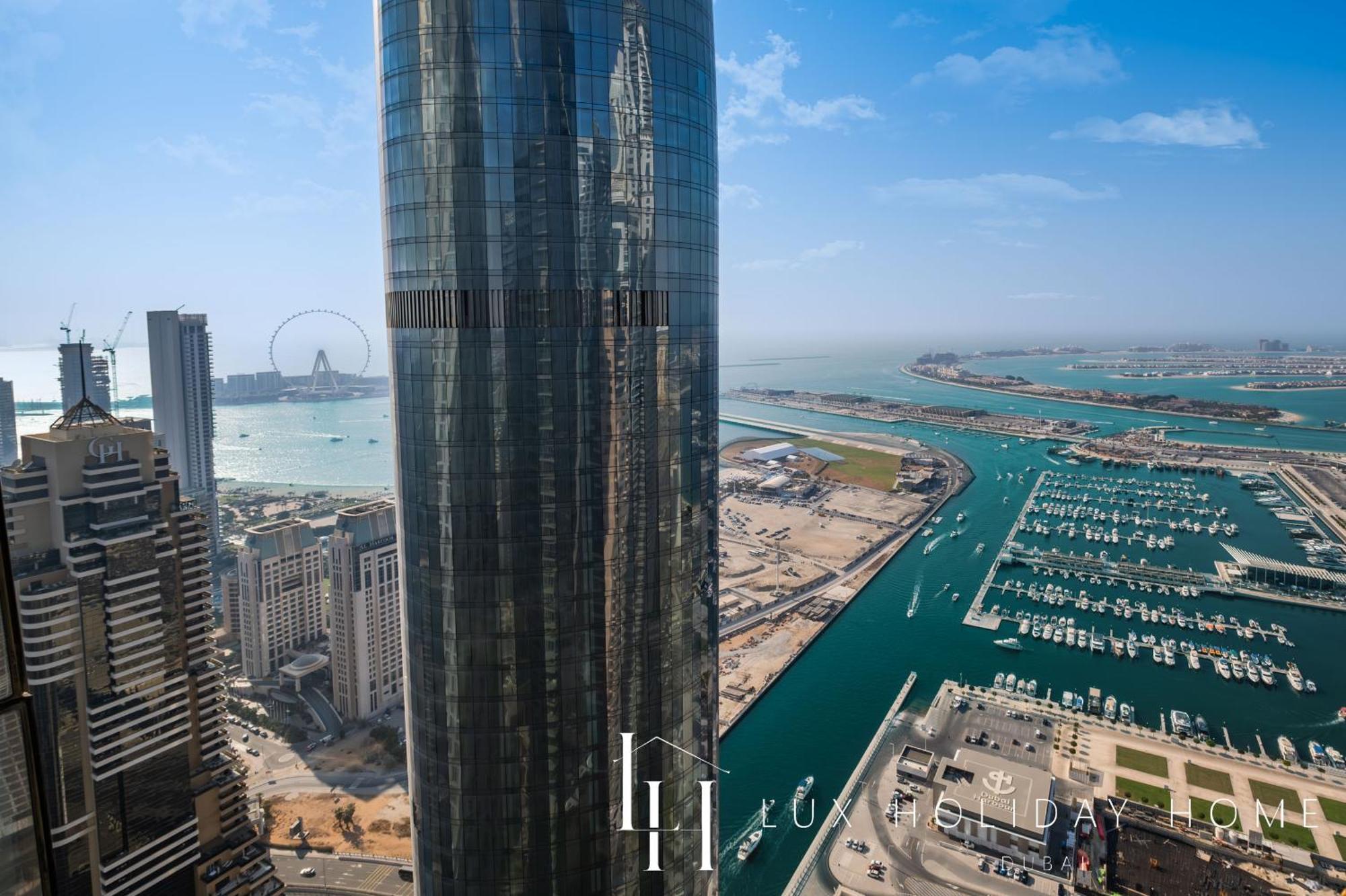 Lux - Lavish Suite With Full Palm Jumeirah View 1 Dubaj Kültér fotó