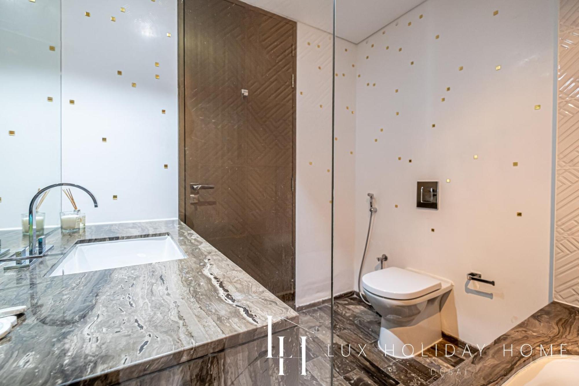 Lux - Lavish Suite With Full Palm Jumeirah View 1 Dubaj Kültér fotó