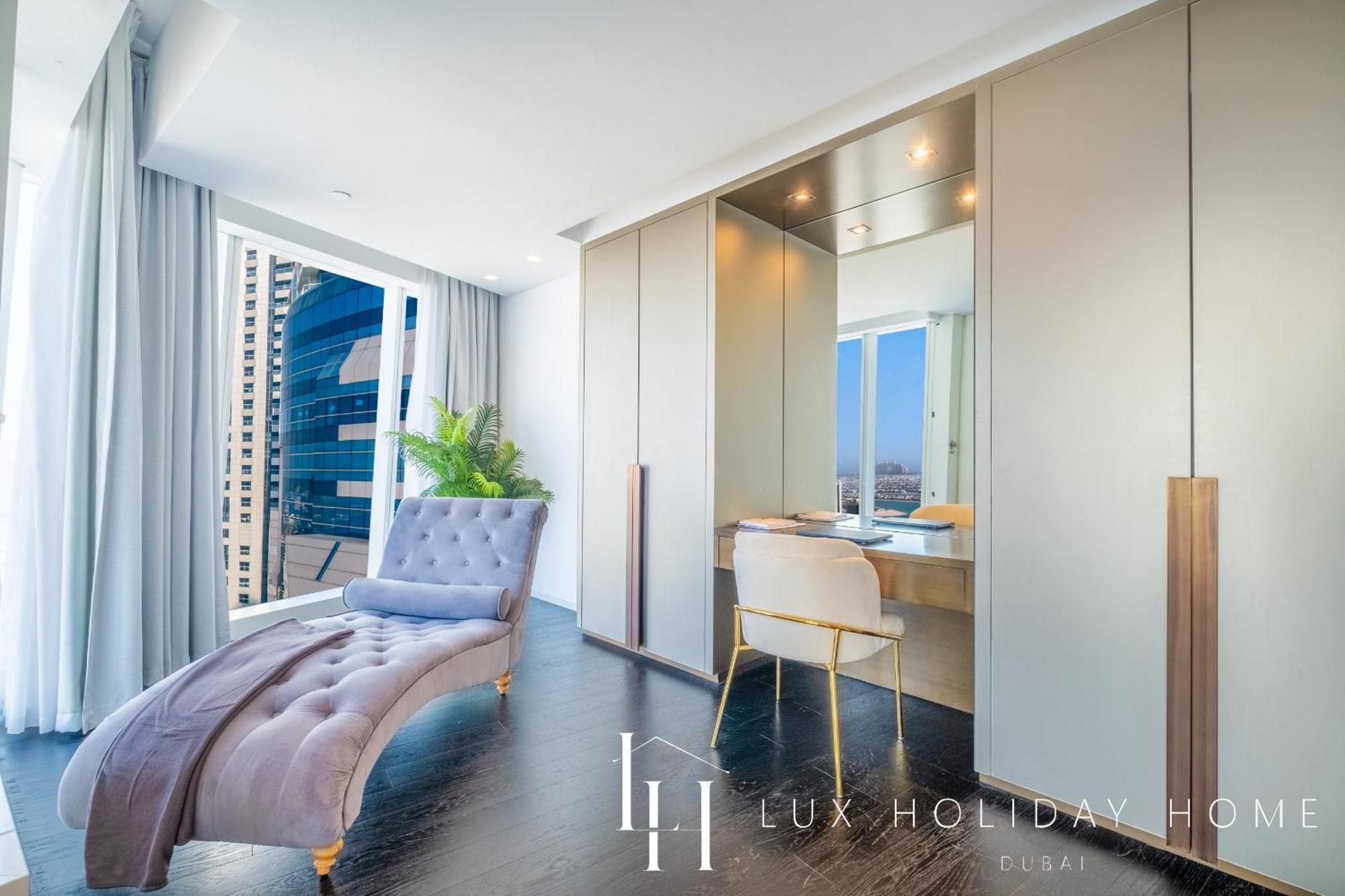 Lux - Lavish Suite With Full Palm Jumeirah View 1 Dubaj Kültér fotó