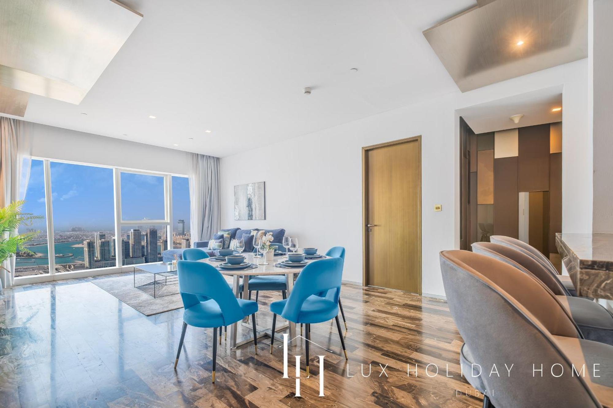 Lux - Lavish Suite With Full Palm Jumeirah View 1 Dubaj Kültér fotó