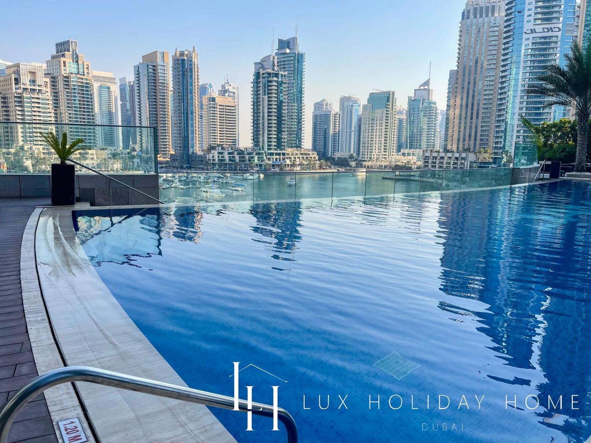 Lux - Lavish Suite With Full Palm Jumeirah View 1 Dubaj Kültér fotó